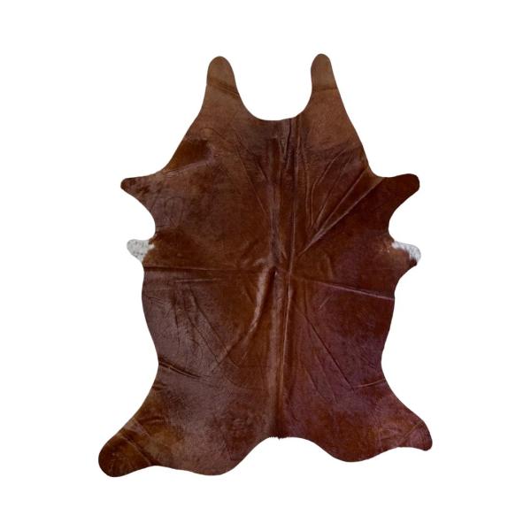 Dark brown cowhide
