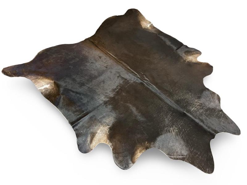 Dark brown cowhide