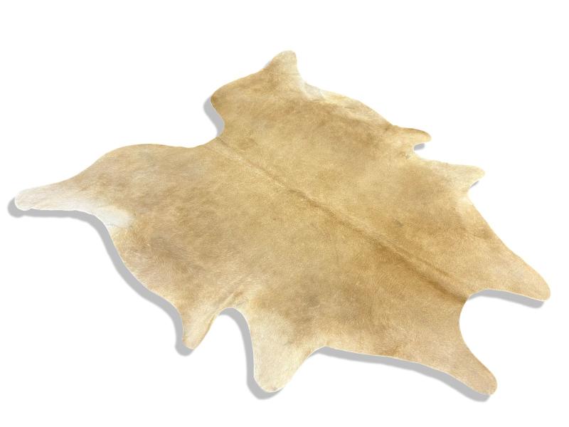 Light dunn color cowhide with light shade of brown