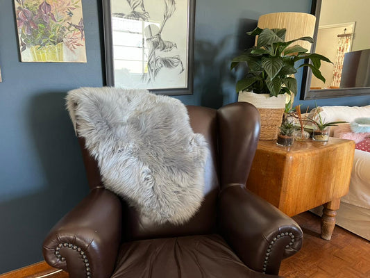 Grey Sheepskin- XL