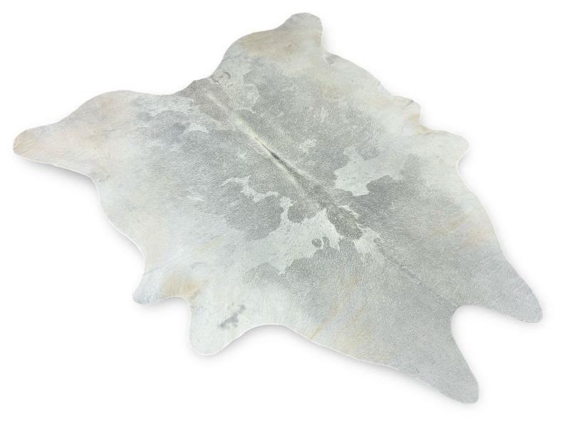 Light grey color cowhide