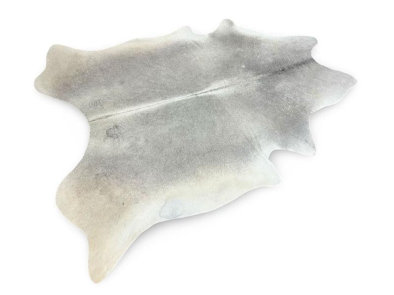Dark grey color cowhide