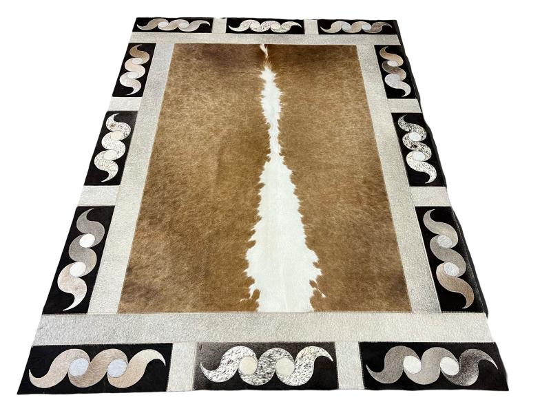 Brown and White MAT-081 1.50X2.00M