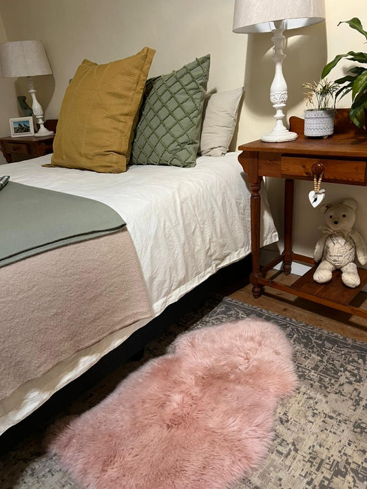 Rose Sheepskin- Large
