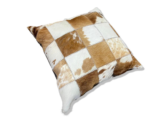 Brown and White 10cm Nguni Cushions