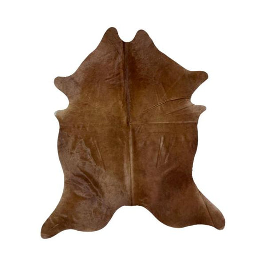 Plain brown cowhide