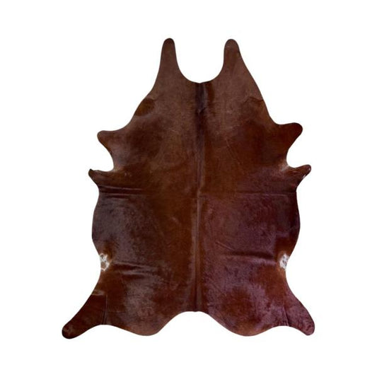 Plain brown cowhide