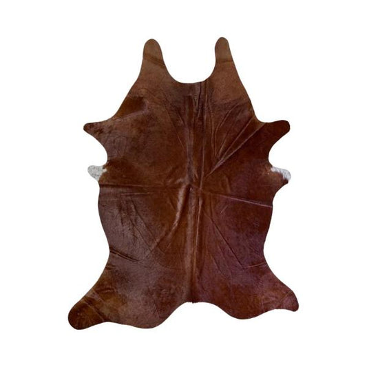 Dark brown cowhide
