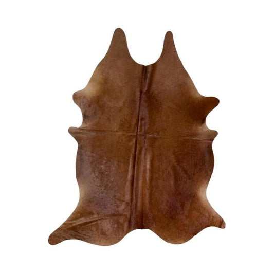 Plain brown cowhide