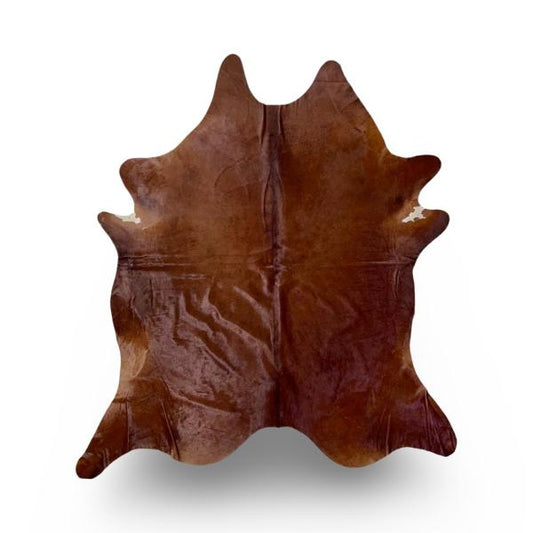 Plain brown cowhide