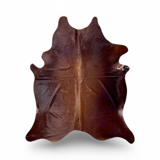 Plain brown cowhide