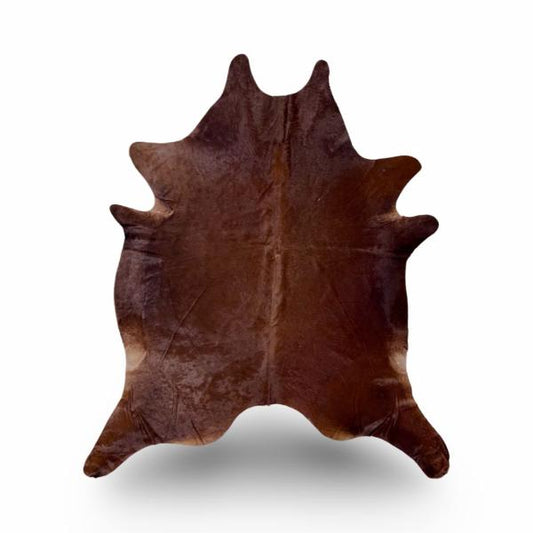 Plain brown cowhide