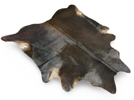 Dark brown cowhide