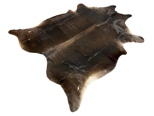 Dark brown cowhide