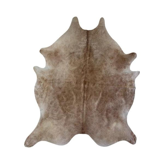 Mottled caramel cowhide