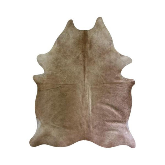 Caramel cowhide with lighter legs