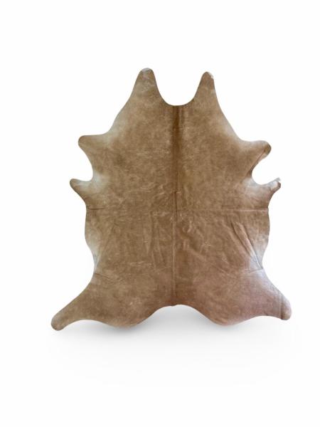 Dark caramel cowhide