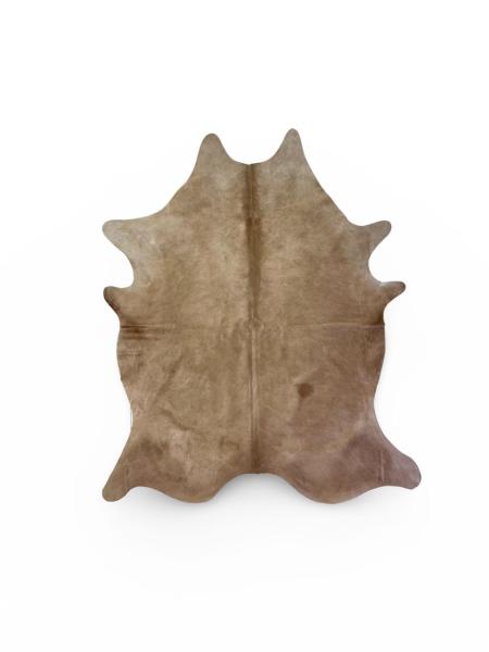 Plain caramel cowhide