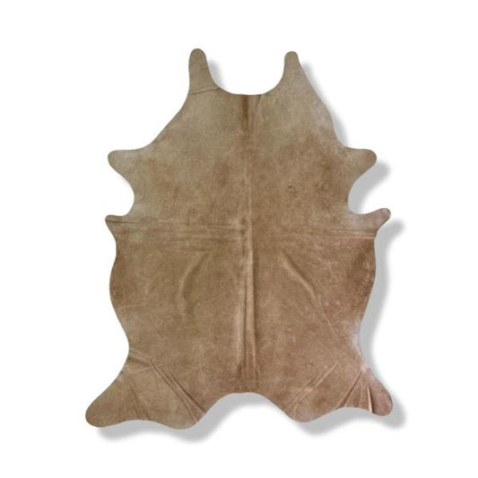 Plain caramel cowhide