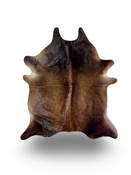 Dunn cowhide with darker neck and back legs