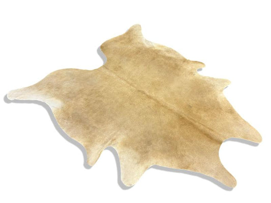 Light dunn color cowhide with light shade of brown