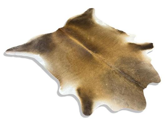 Dunn color cowhide with light brown middle