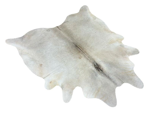 Light grey cowhide