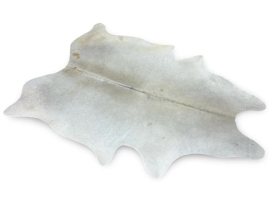 Light grey cowhide
