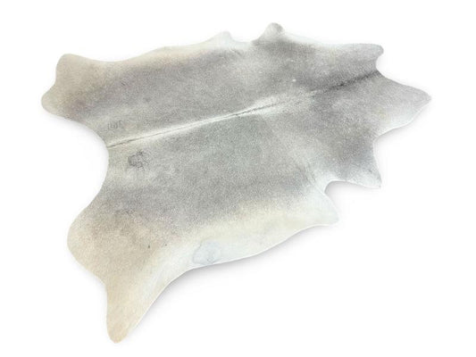 Dark grey color cowhide