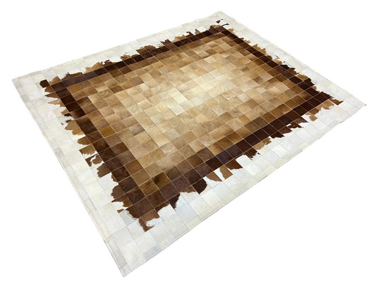 Dark Brown and White MAT-5830  2.00X2.50M