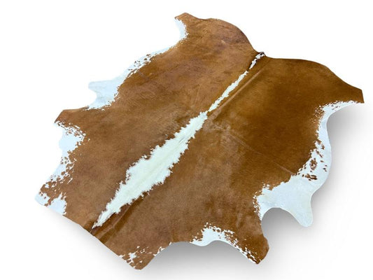 Nguni type cowhide,light brown with white spine and white sides
