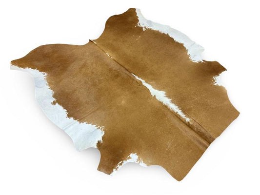 Nguni type cowhide,Light brown with white spine and sides