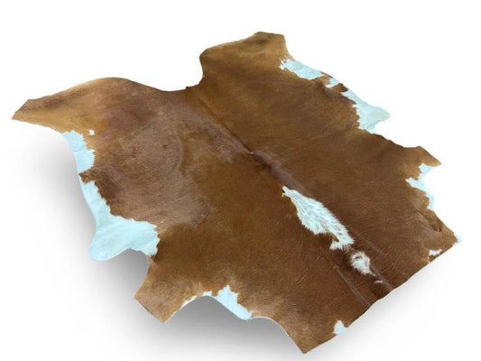 Nguni type cowhide,dark brown cowhide with white spine and white ends