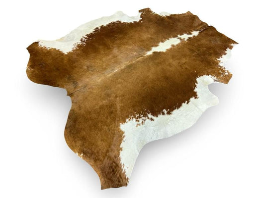 Nguni type cowhide,dark brown cowhide with white spine and white sides