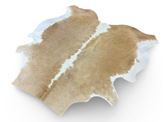 Nguni type cowhide,light caramel with white spine and white sides