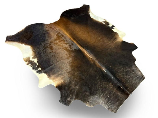 Nguni type cowhide,mix of dark brown and black with white ends