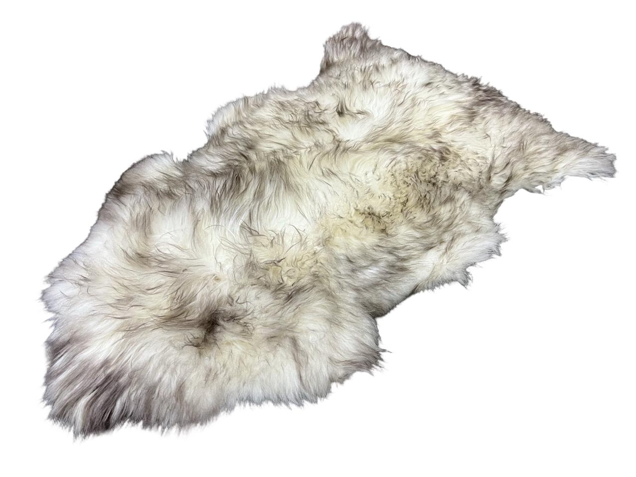 Himalayan Wolf Tip Sheepskin-LARGE