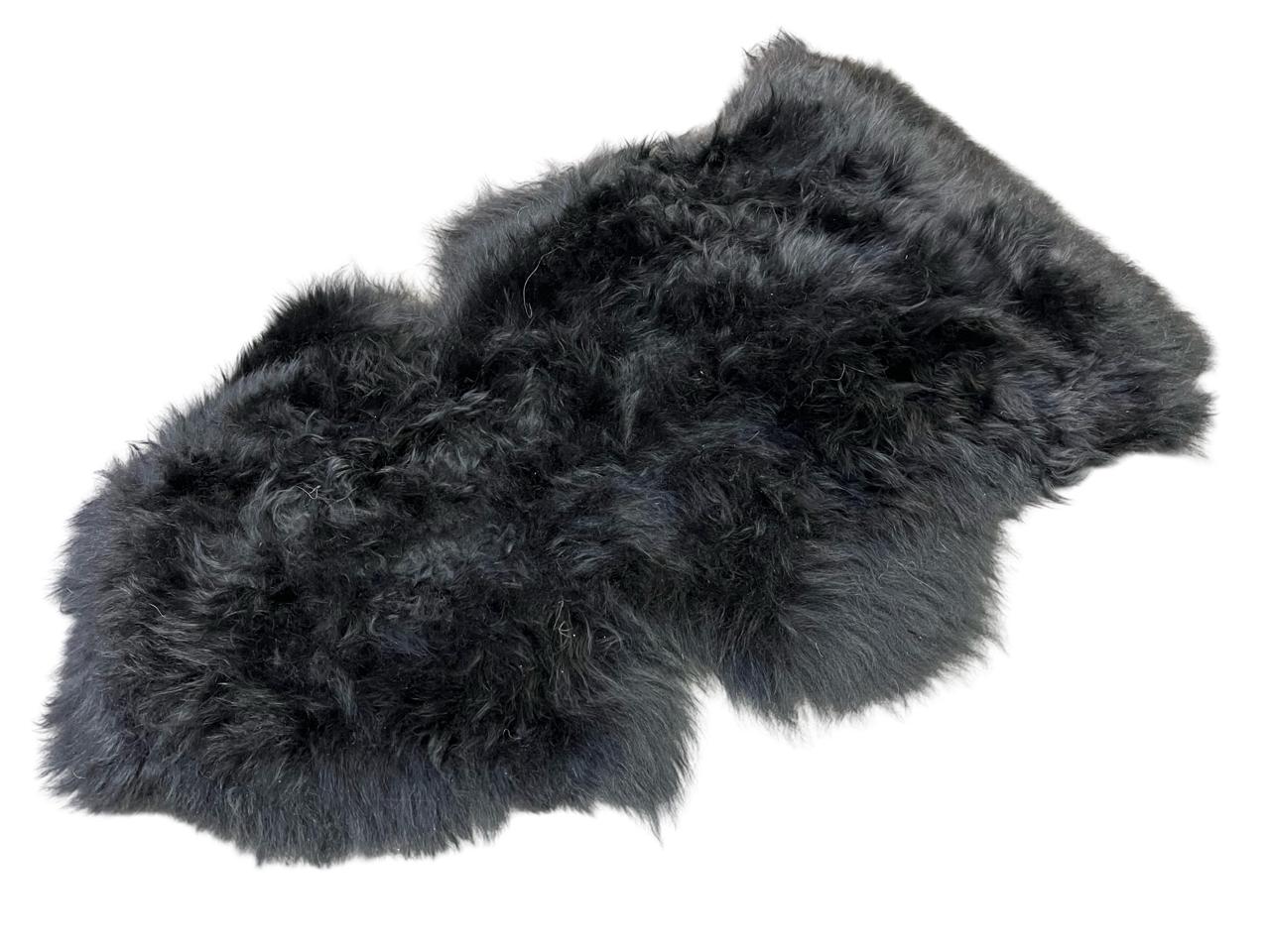 Himalayan Black Sheepskin-Large